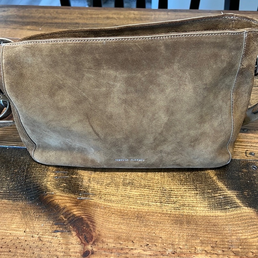 Rebecca Minkoff Suede crossbody bag.